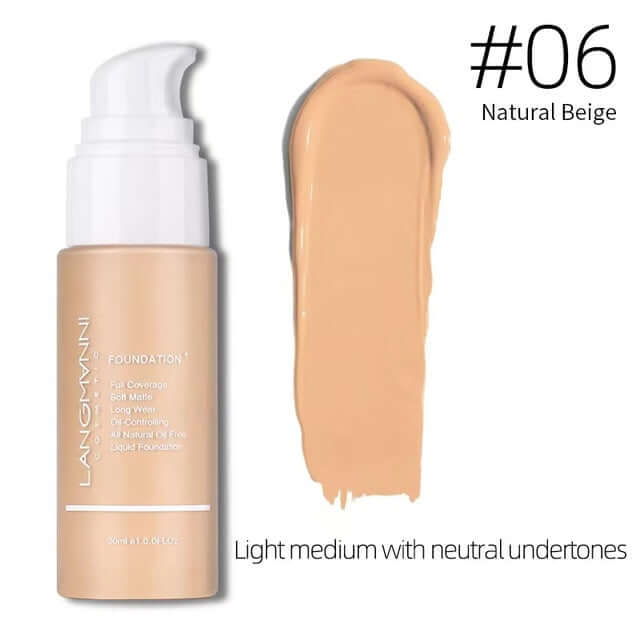 Langmanni Waterproof Liquid Foundation- 06#