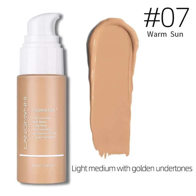 Langmanni Waterproof Liquid Foundation  - 07#