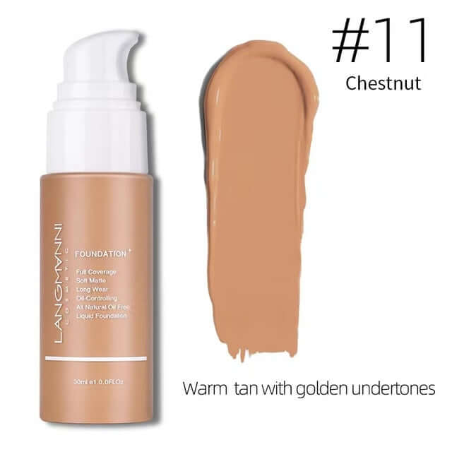 Langmanni Waterproof Liquid Foundation  - 11#