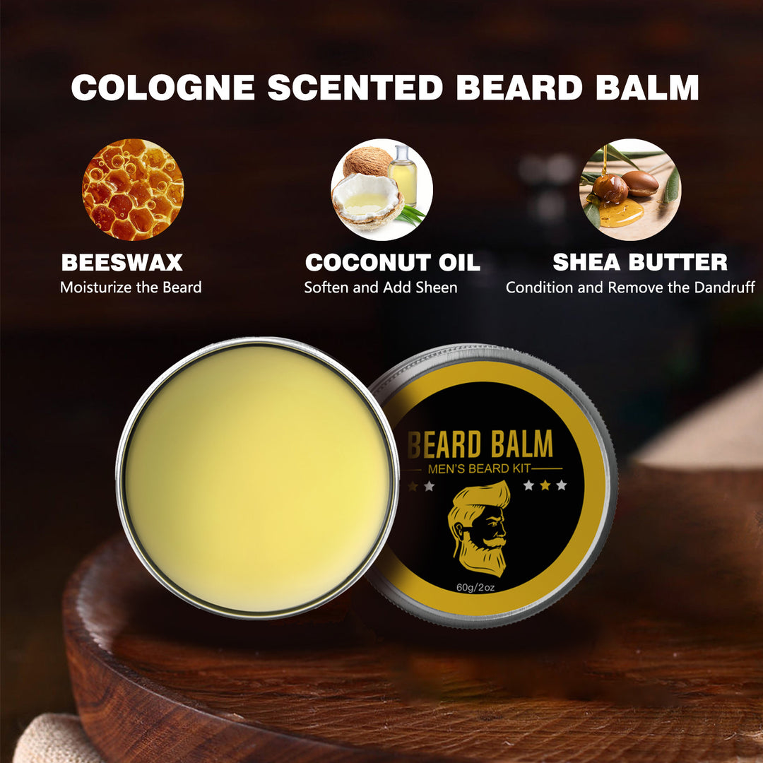 8-Piece Men's Beard Grooming and Care Kit