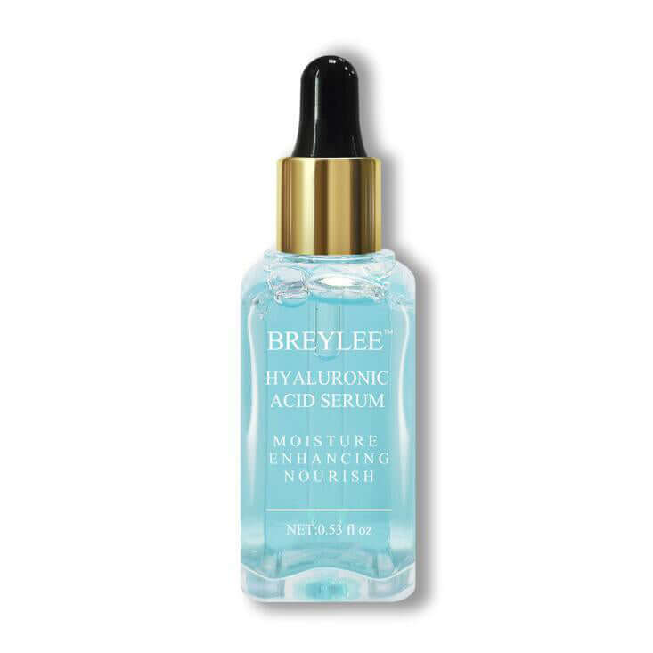 A bottle of breylee hyaluronic acid serum