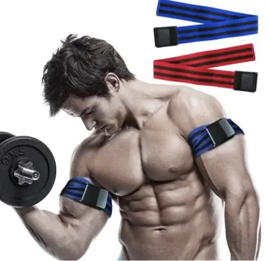 Occlusion Training Bands for Bicep Growth