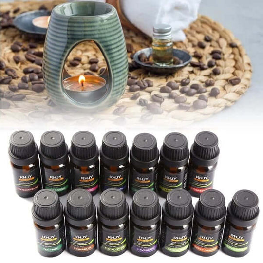 RHGY 14-Piece essential aromatherapy oils set 