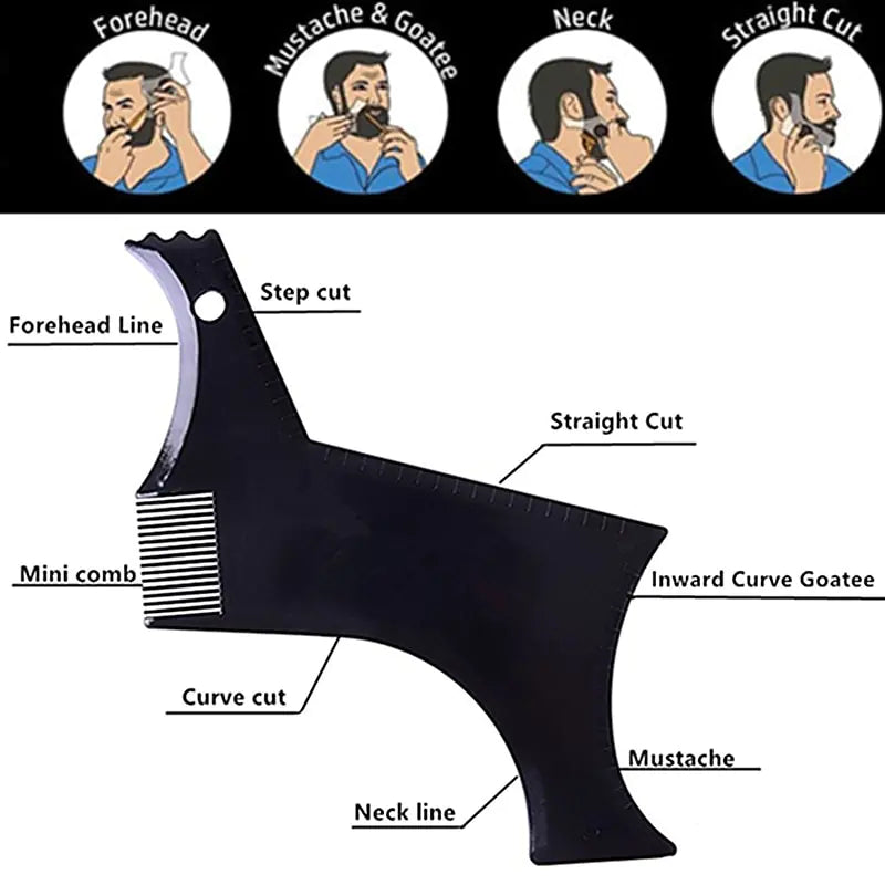 Beard Shaping and Syling Comb