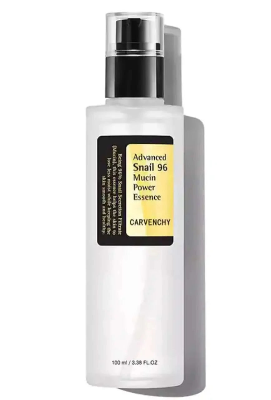 A bottle of a snail mucin 96 power repairing essence 