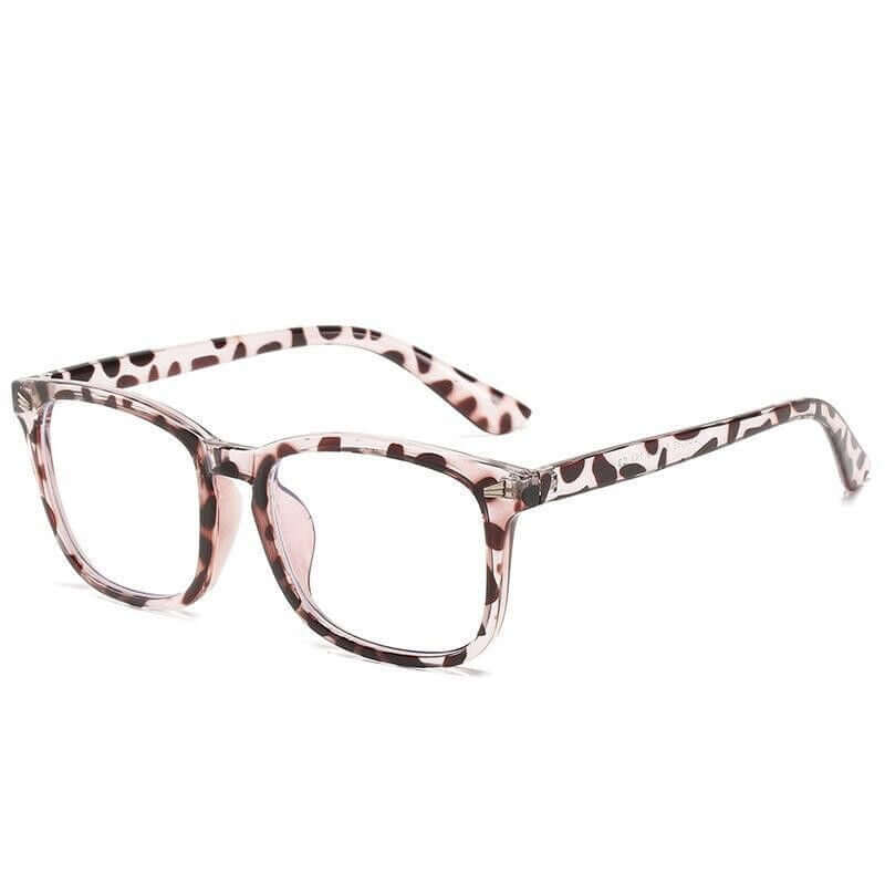 Anti-blue light gaming glasses with leopard frame color