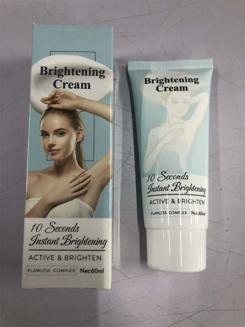 Bellezon underarm skin brightening cream and a box