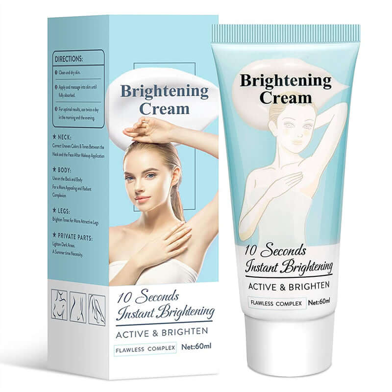 Bellezon underarm skin brightening cream and a box