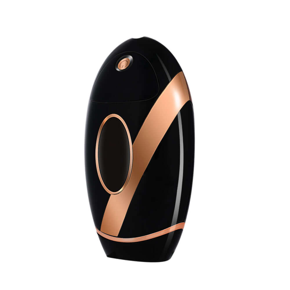 Black IPL hair removal device - side view