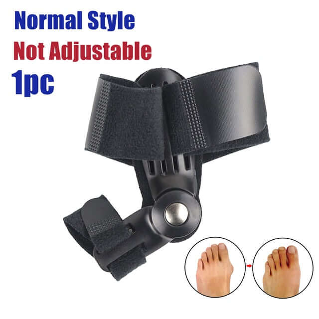 Black normal style, not adjustable bunion corrector