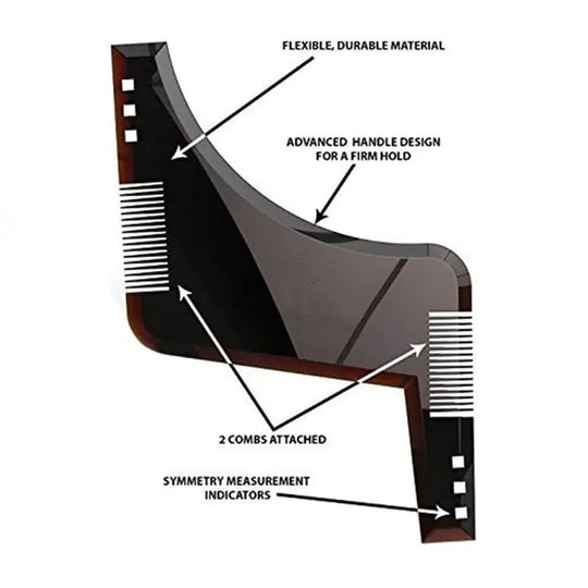 Beard Shaping and Syling Comb