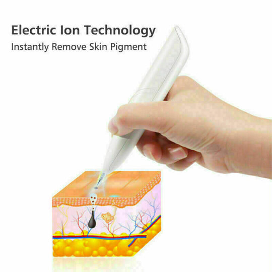 Utilizing advanced electric ion technology, the blemish removal pen swiftly eliminates skin pigments for instant results.