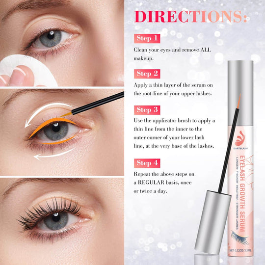 How to use lanbena premium lash growth serum