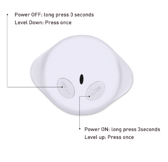 How to use the buttons of the facial slimming and sculpting massager 