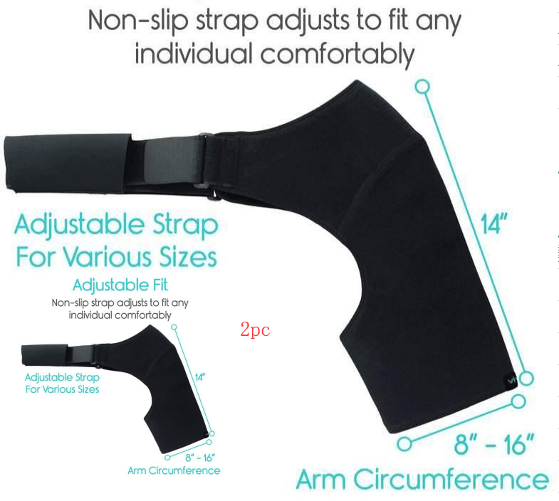 Non-Slip Unisex Orthopaedic Shoulder Support Brace is adjustuble to fit any individual