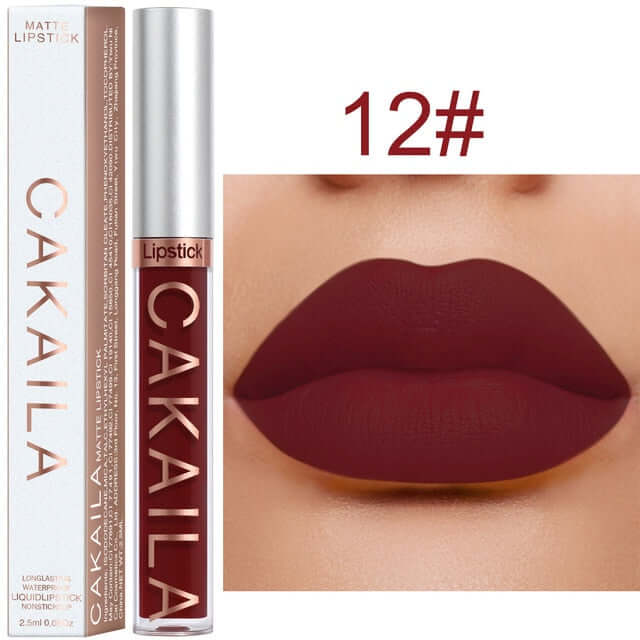 Non-Stick Matte Lipstick - 12#