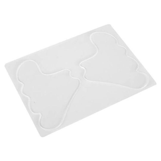 Reusable anti-wrinkle face and chest patches - mouth