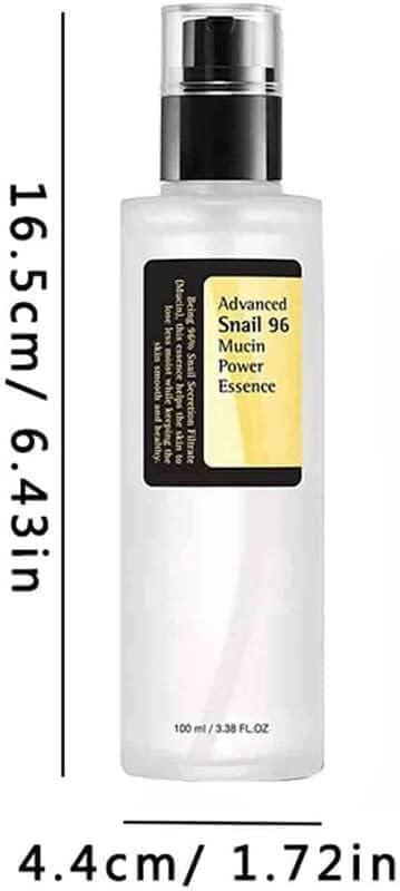 Size of a bottle of advanced snail mucin 96 power repairing essence