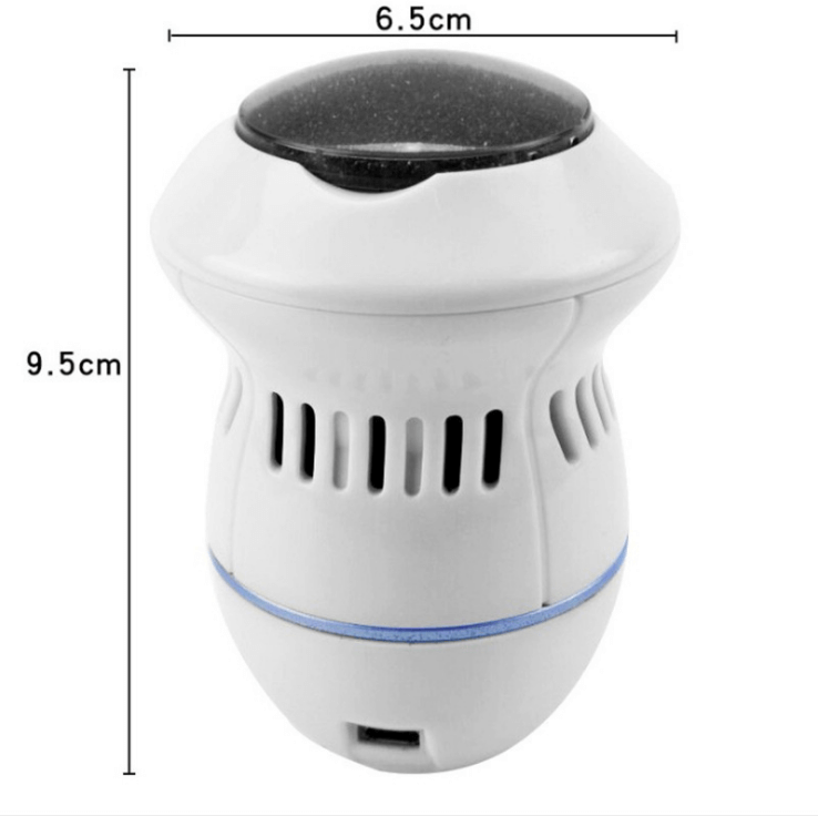 Size of electric vacuum  callus remover