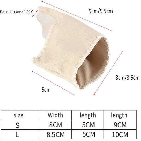 Size of the orthopedic bunion corrector with toe separator