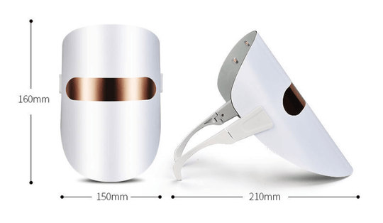 Sizes of a beauty LED  light face therapy mask