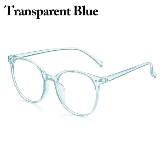 Stylish blue light protection glasses - transparent blue