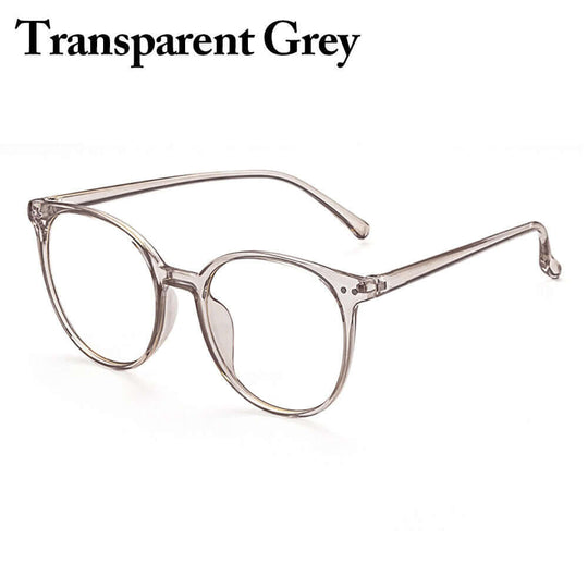 Stylish blue light protection glasses - transparent grey