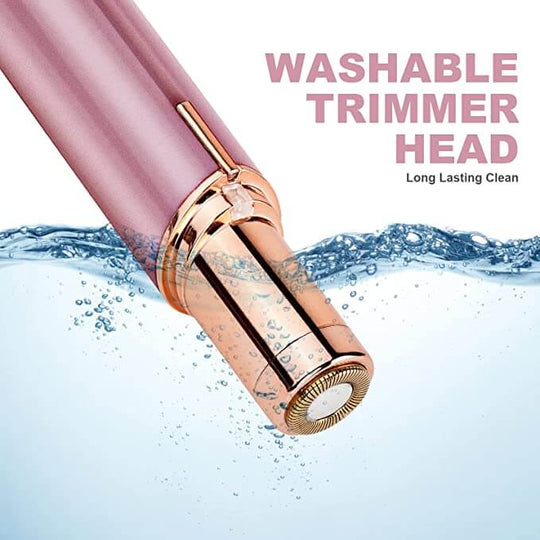 The trimmer head of max skin hair remover is washable