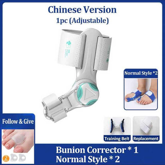 White normal style adjustable bunion corrector - 1 pc, chinese version