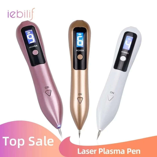 The 9-Intensity Levels Blemish Remover Pen is offerd in three colors - purple, beige and white.