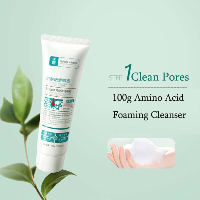 A tube of 100g amino acid foaming cleancer