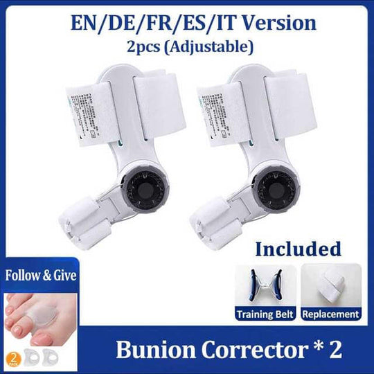 Adjustable bunion corrector* 2- EN/DE/FR/ES/IT, 2 pcs 