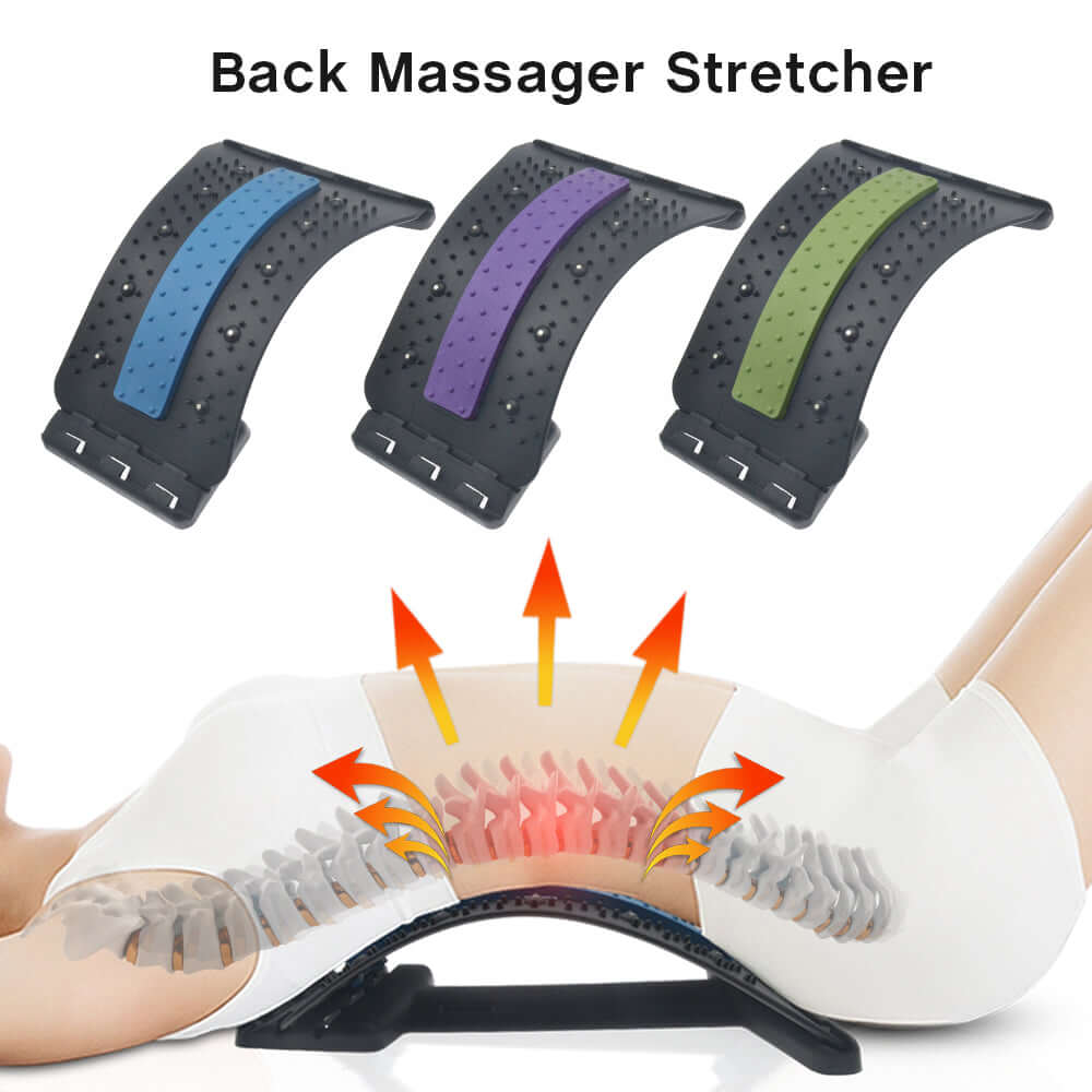 Back stretcher for pain relief in three colors