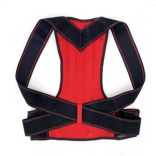 Front view of a black posture corrector