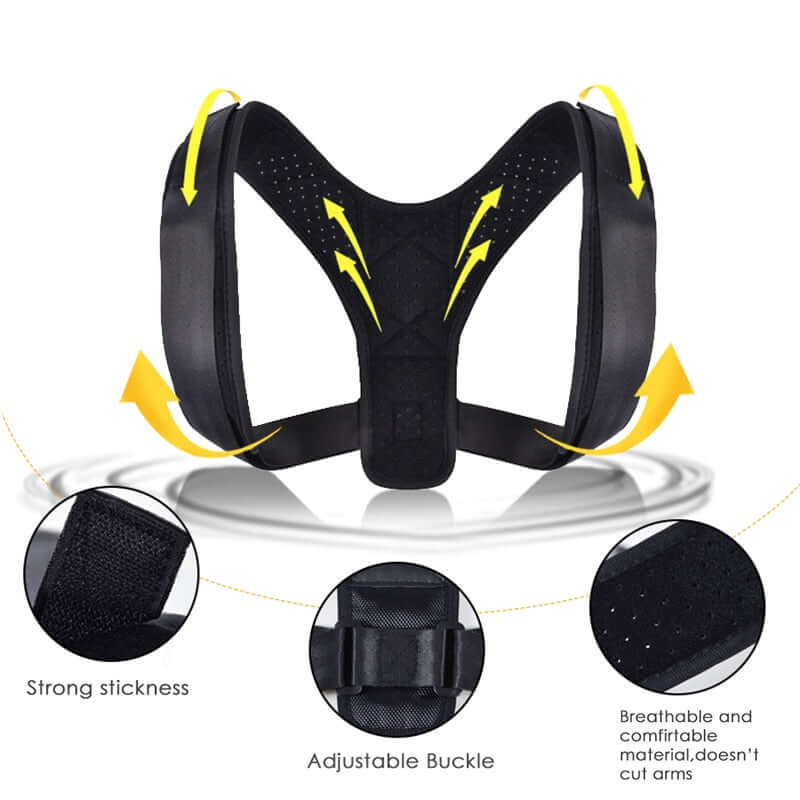 Key features of the back support brace