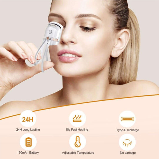 Key feature of the rechargable electric  eyelash curler