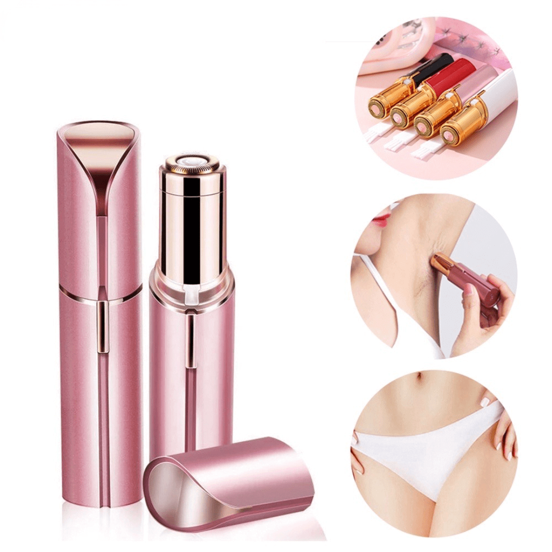 Max skin - the rechargable hair remover can be used on different part of woman's body