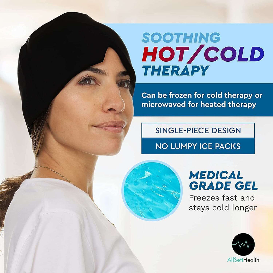 Other feature of headache relief hat are soothing cold/hot therapy, medical grade gelfor fast freezing