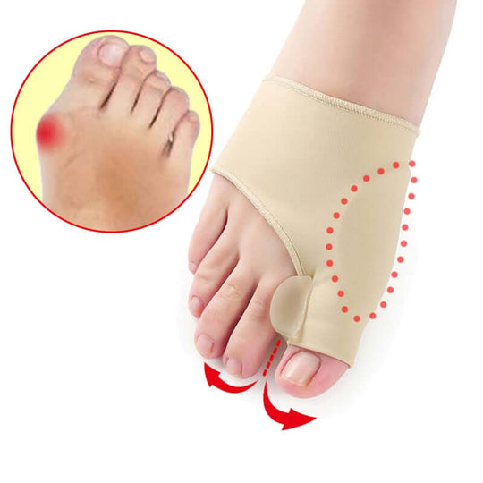 The orthopedic bunion corrector helps curing the inflammation of the big toe 