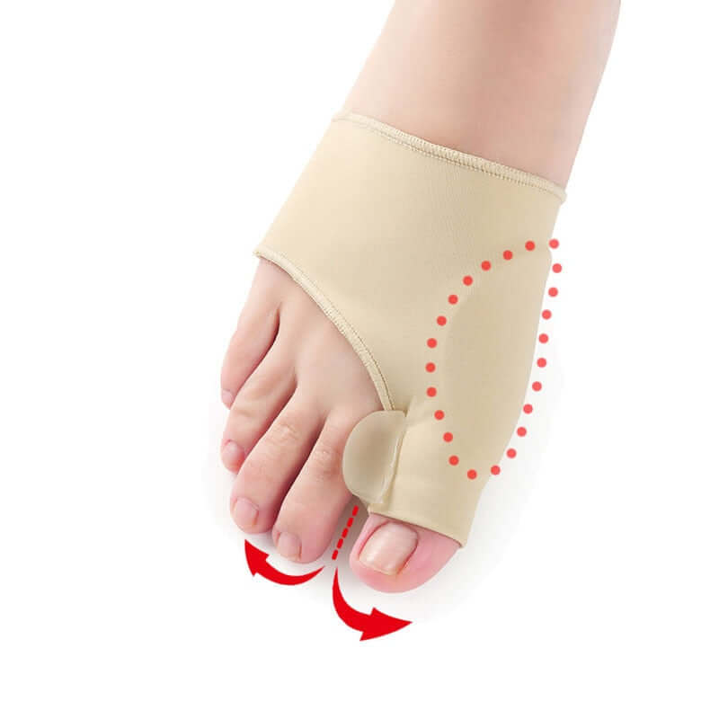 The orthopedic bunion corrector is used for separation of the big toe 