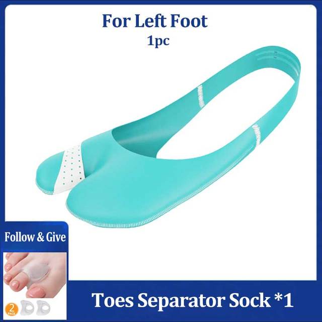 Toe separator sock*1 for the left foot - 1 pc