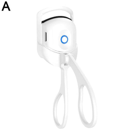 White rechargable electric  eyelash curler